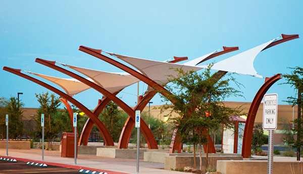 膜结构景观建筑带给人们不一样的视觉体验